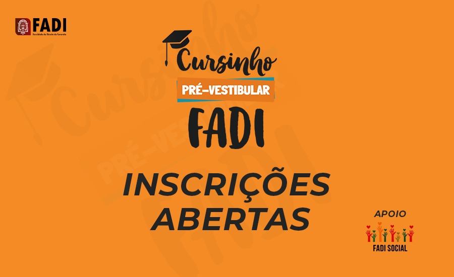 Inscrições abertas