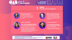 OAB vai à Faculdade - Direitos e Prerrogativas.